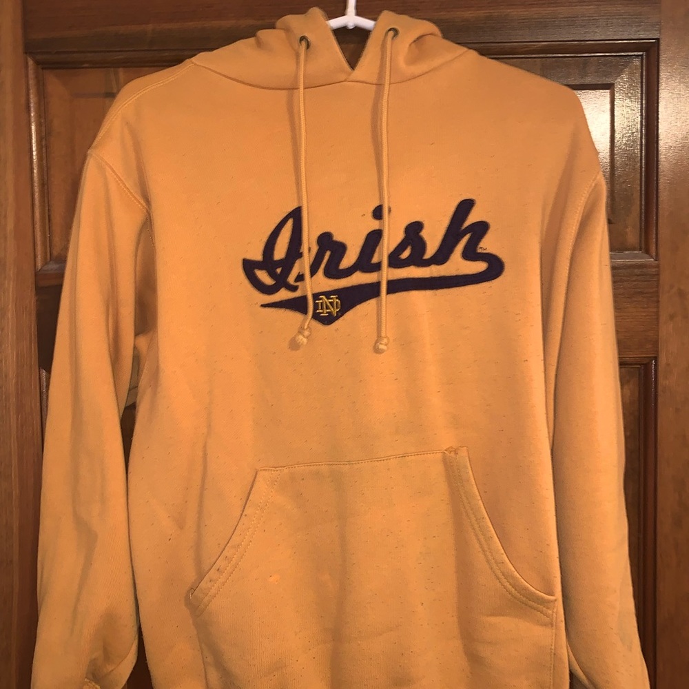 Notre Dame Fighting Irish Pullover Hoodie - Gold